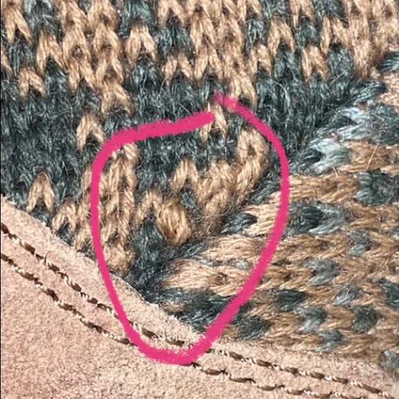 UGG tan and green plaid sweater tall boots - Picture 15 of 16